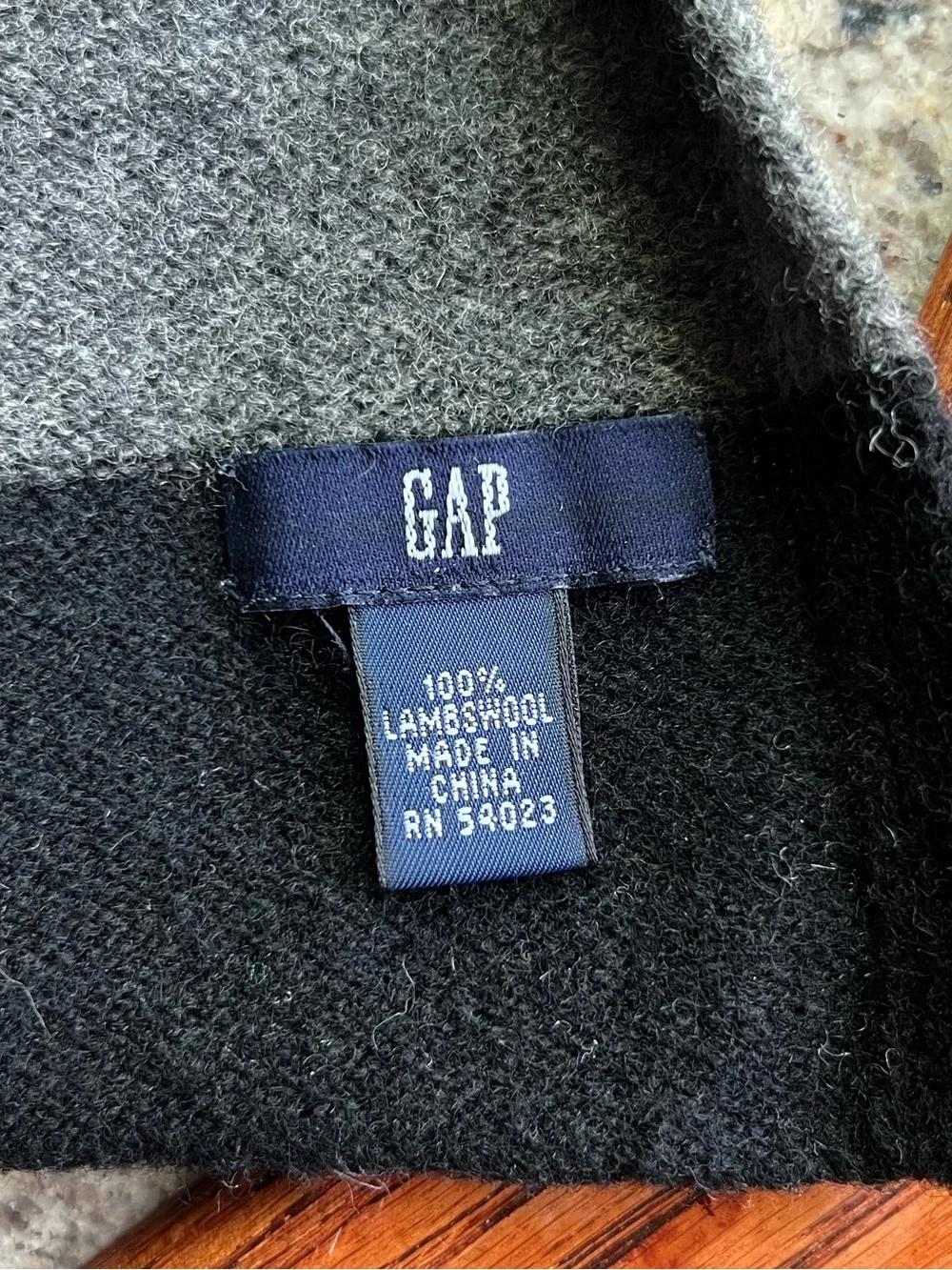 Wool GAP Striped Scarf